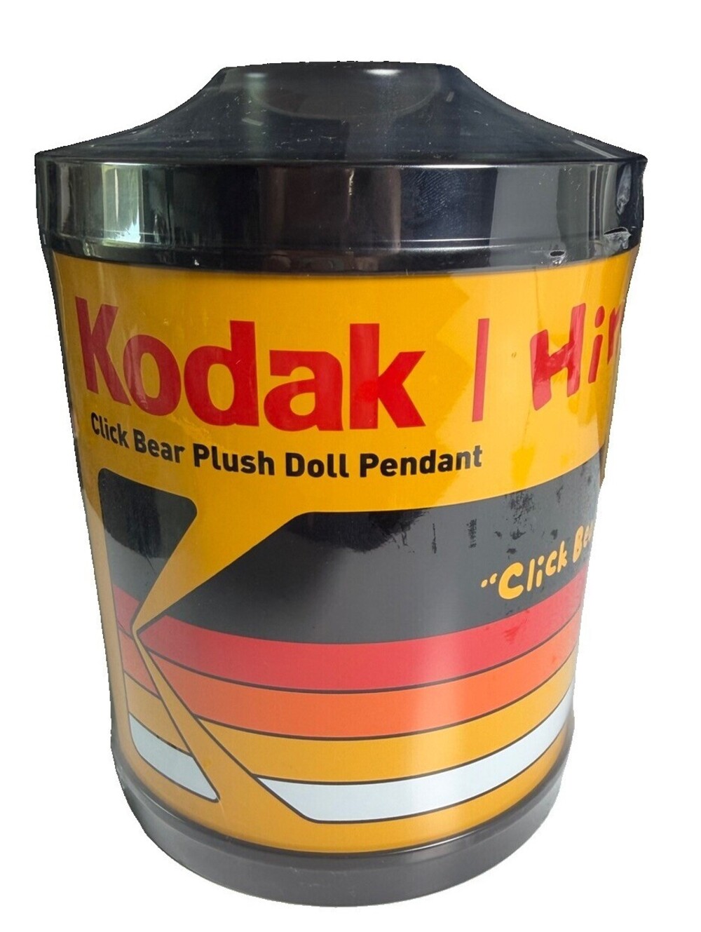 POP MART Hirono x Kodak Click Bear Plush Doll Pendant Figure Authentic NEW SEAL